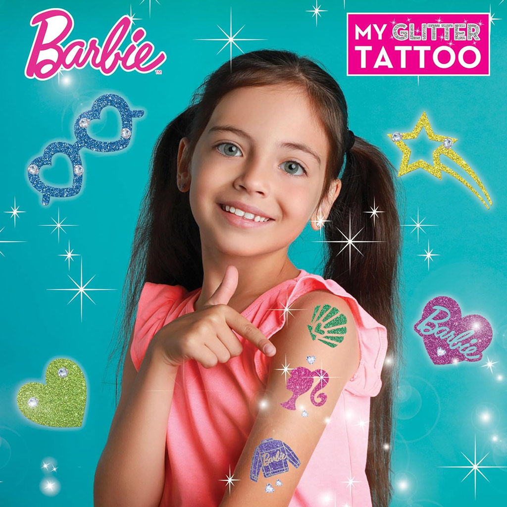 Barbie Glitzer-Tattoo-Set – Lisciani kép 3