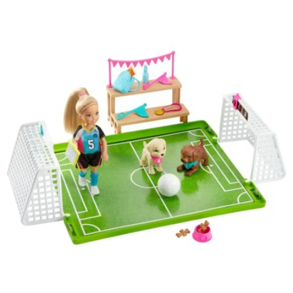 Barbie Dreamhouse Adventures: Chelsea Fußball-Spielset - Mattel kép 2