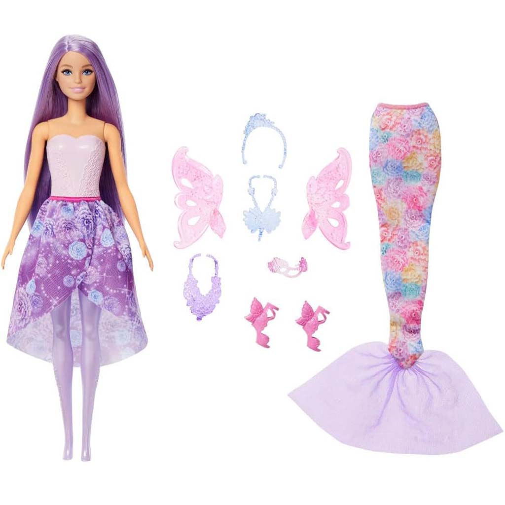 Barbie Dreamtopia Verwandelbare Prinzessin – Mattel kép 4