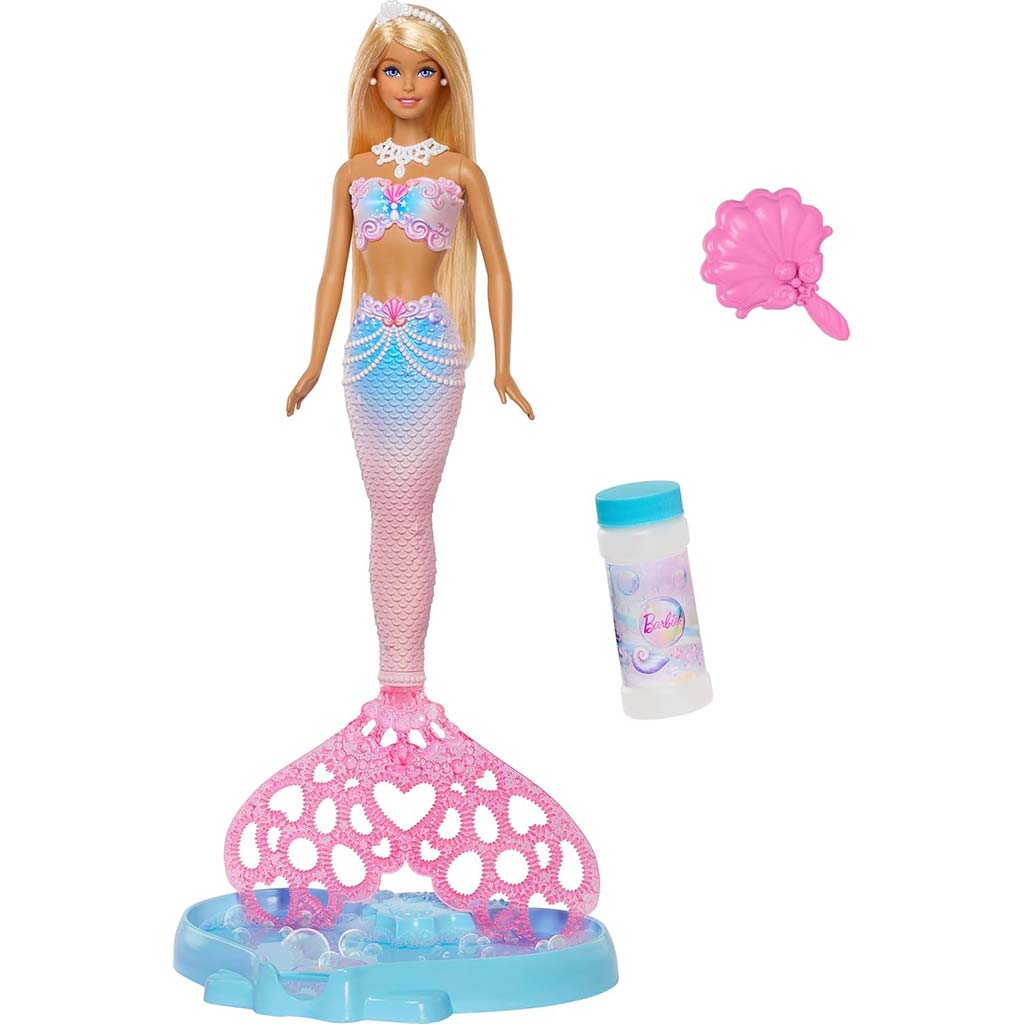 Barbie Dreamtopia Seifenblasen-Zauber Meerjungfrau - Mattel kép 2