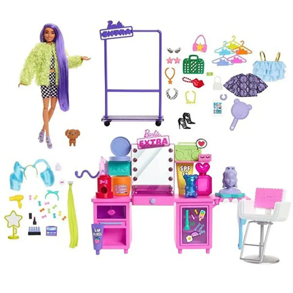 Barbie: Extravagáns öltözőszoba babával - Mattel kép 2
