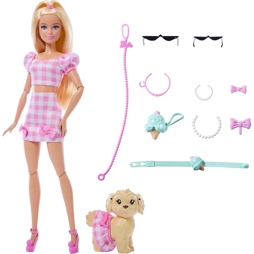 Barbie: Haustier-Mode-Duo Spielset in Rosa – Mattel kép 4