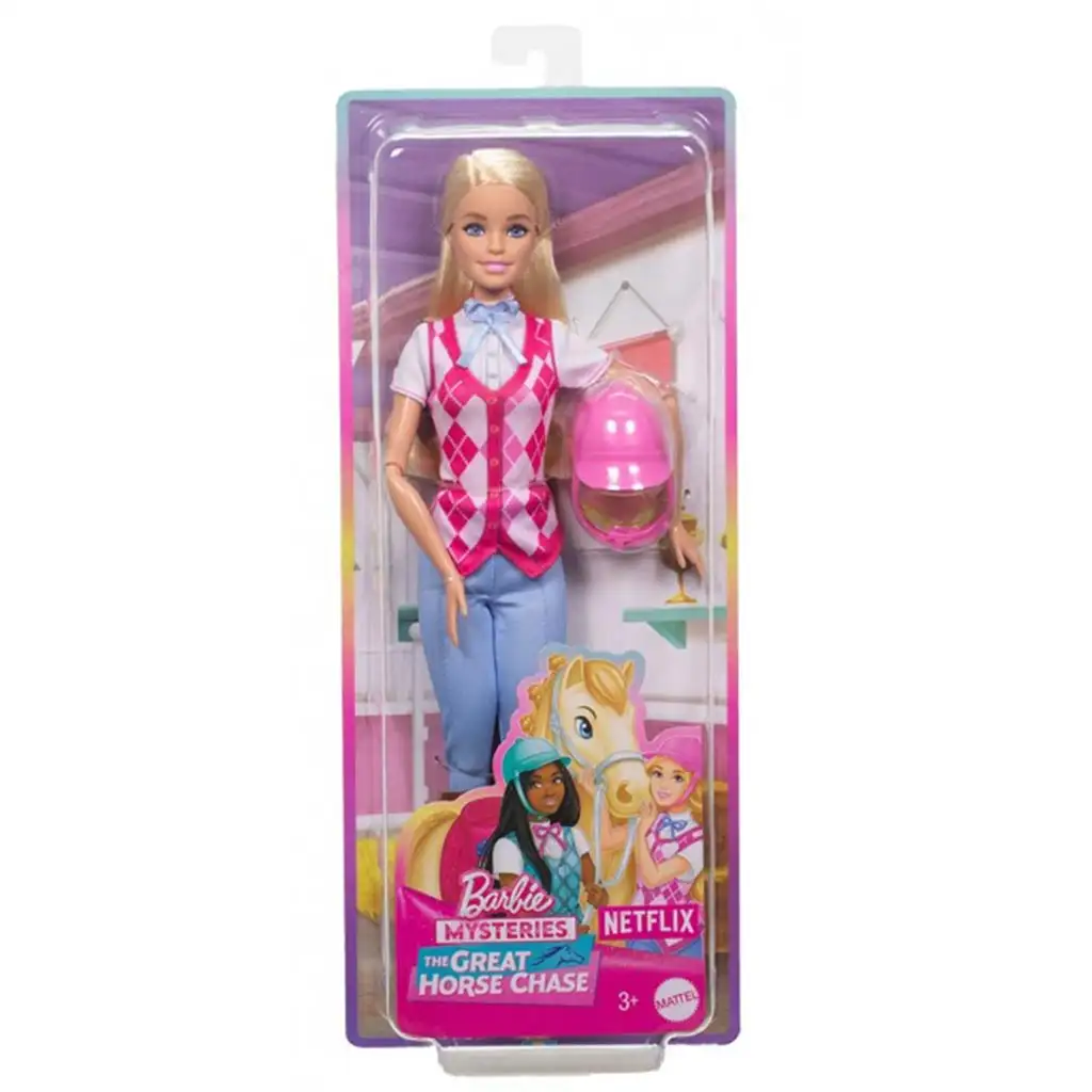 Barbie: Lovas Malibu baba - Mattel kép 1