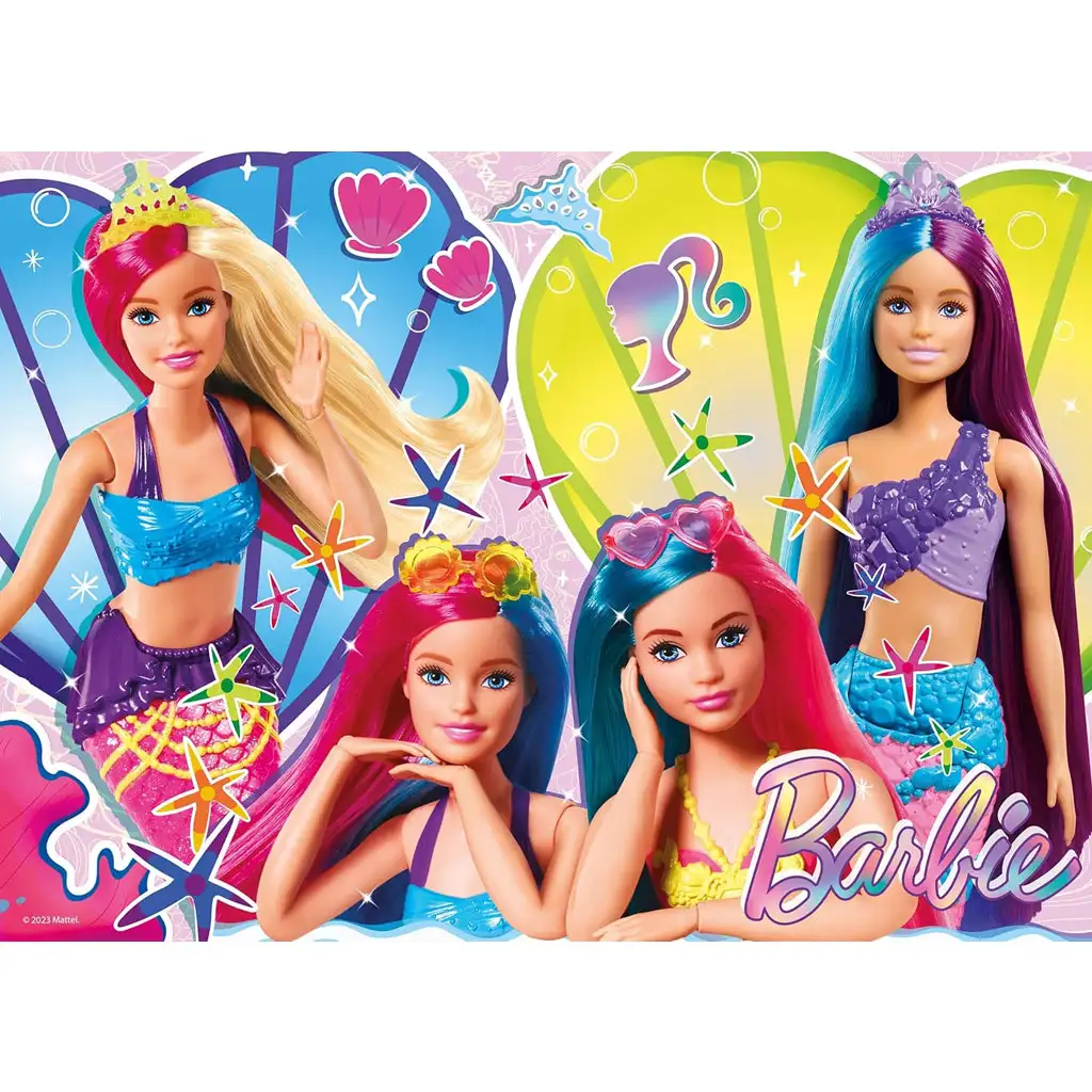 Barbies magische Welt 4x48 Maxi-Bodenpuzzle 35x25cm – Lisciani kép 5