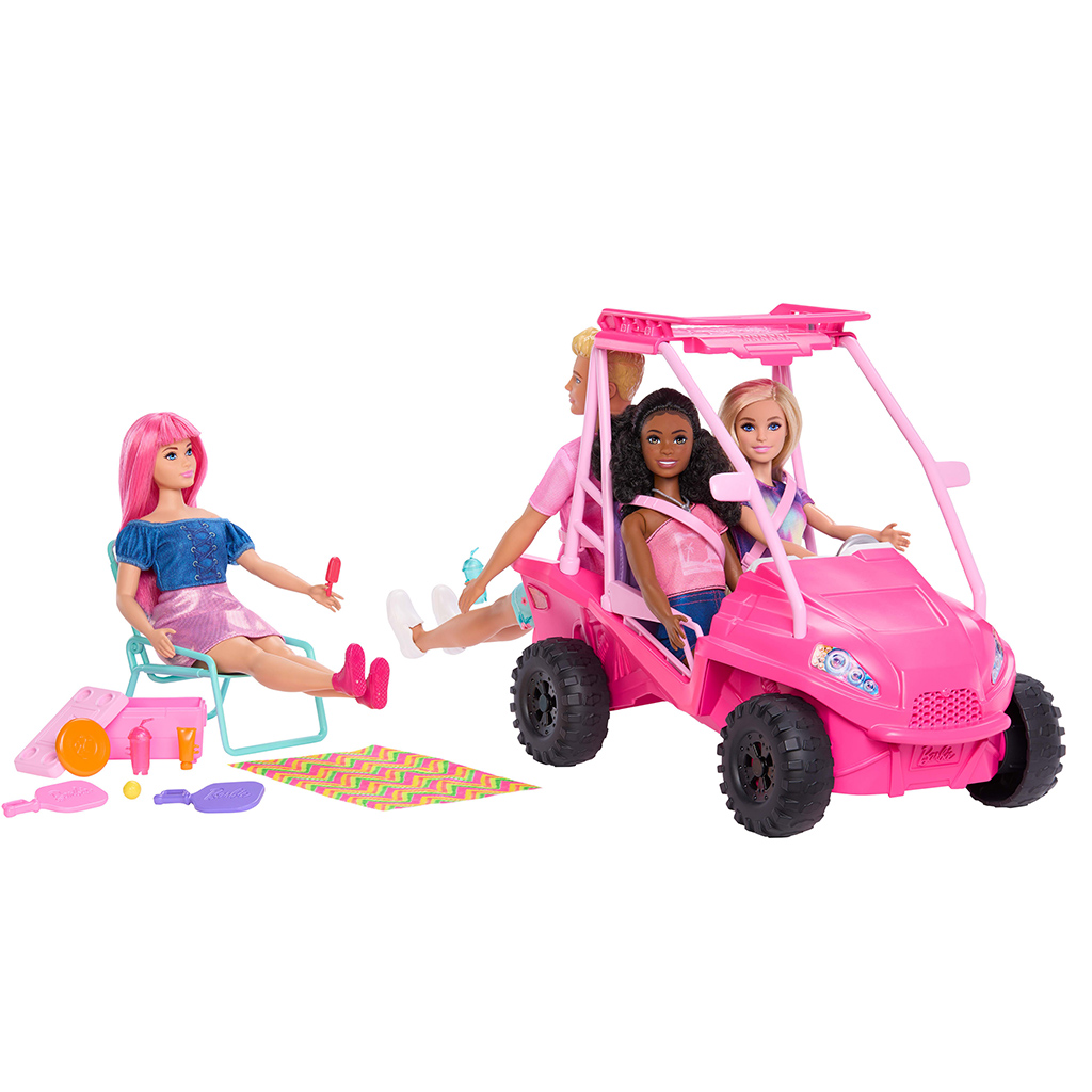 Barbie Mysteries: Stranddetektive Strandfahrzeug - Mattel kép 2