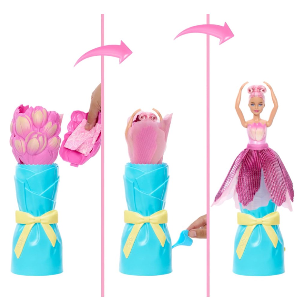 Barbie Reveal: Blumenzauber Überraschungspuppe – Tulpe – Mattel kép 3