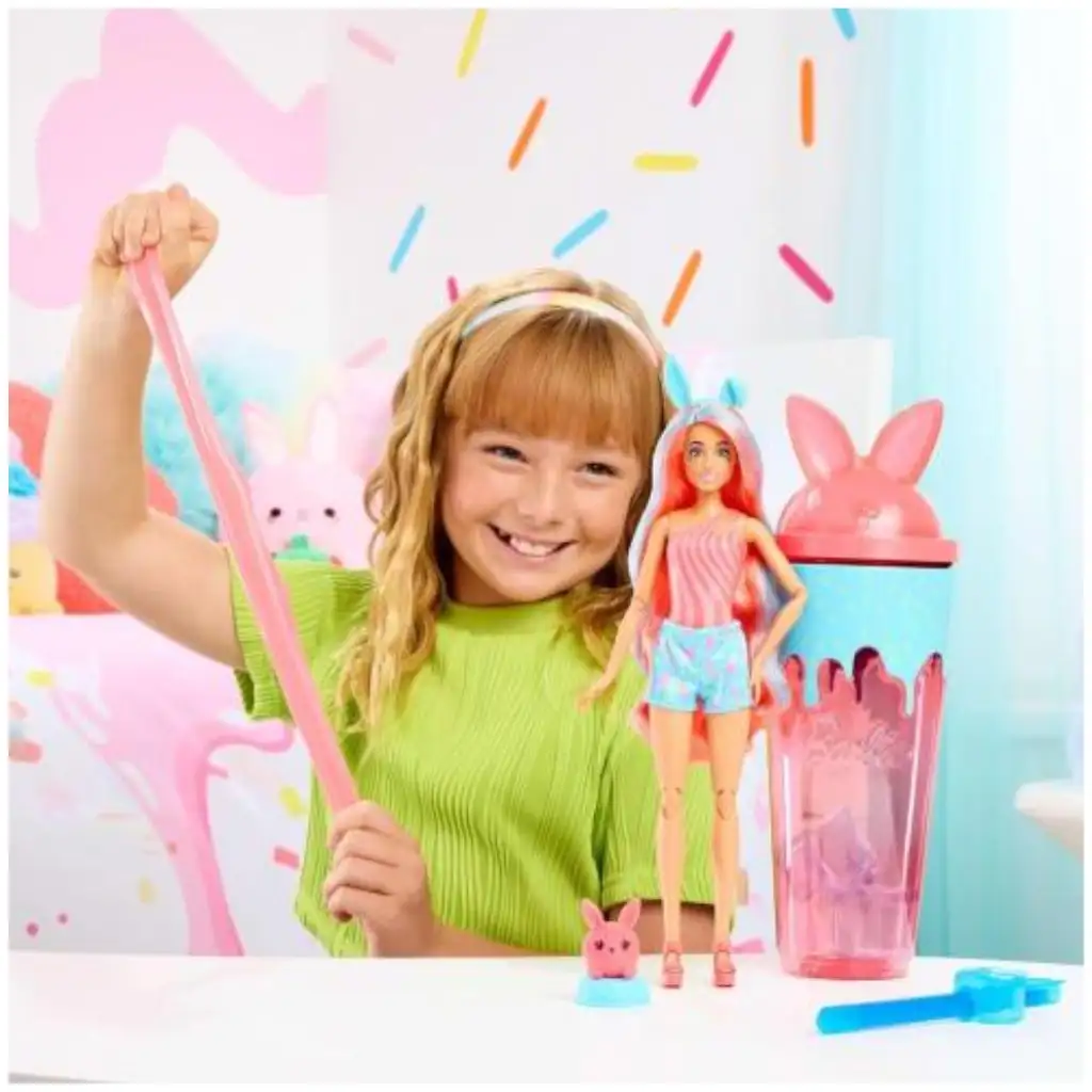 Barbie: Slime Reveal Tierparty - Hasen-Spielset - Mattel kép 2