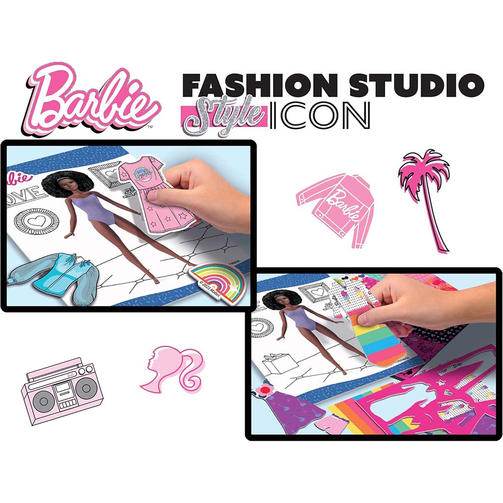 Barbie Style Icon Mal- und Anziehset – Lisciani kép 3