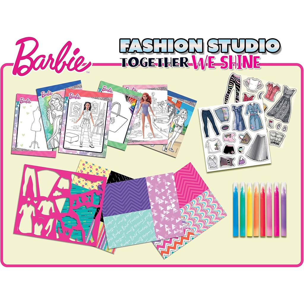 Barbie Together We Shine Mal- und Anziehset - Lisciani kép 2