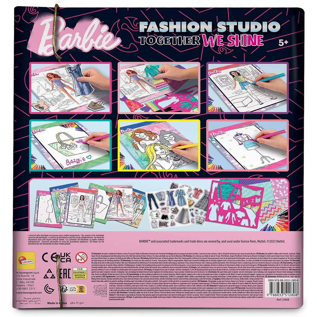 Barbie Together We Shine Mal- und Anziehset - Lisciani kép 4