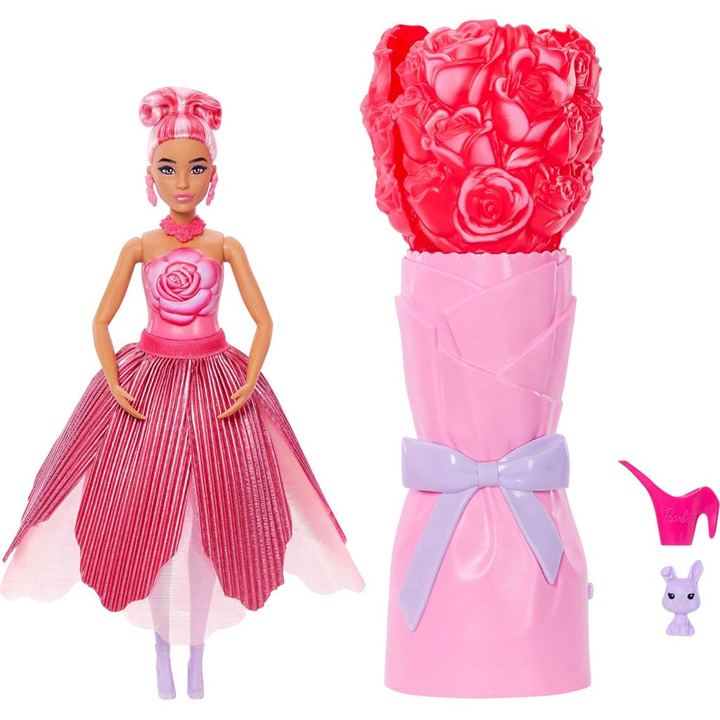 Barbie Reveal: Blumenzauber Überraschungspuppe – Rose – Mattel kép 2