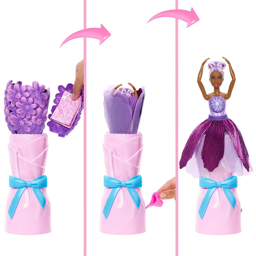 Barbie Reveal: Blumenzauber Überraschungspuppe – Gänseblümchen – Mattel kép 3