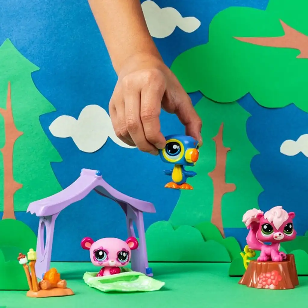 Littlest Pet Shop: Camping 3er-Figurenpack Serie 2 kép 3