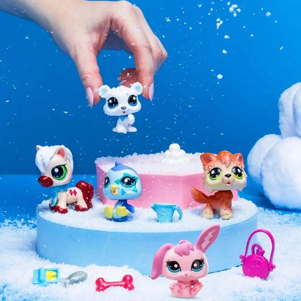 Littlest Pet Shop: Winterfreunde 5er-Figurenpack Serie 2 kép 3