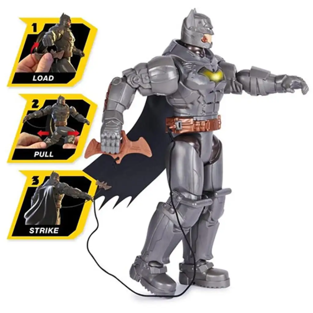 DC Comics: Battle Strike Batman Figur mit Sound 30cm - Spin Master kép 3