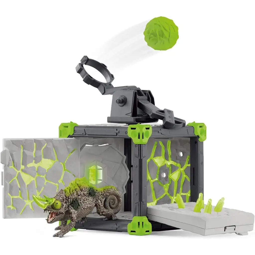 Schleich: Battlecave Felsenkameleon Set (42677) kép 2