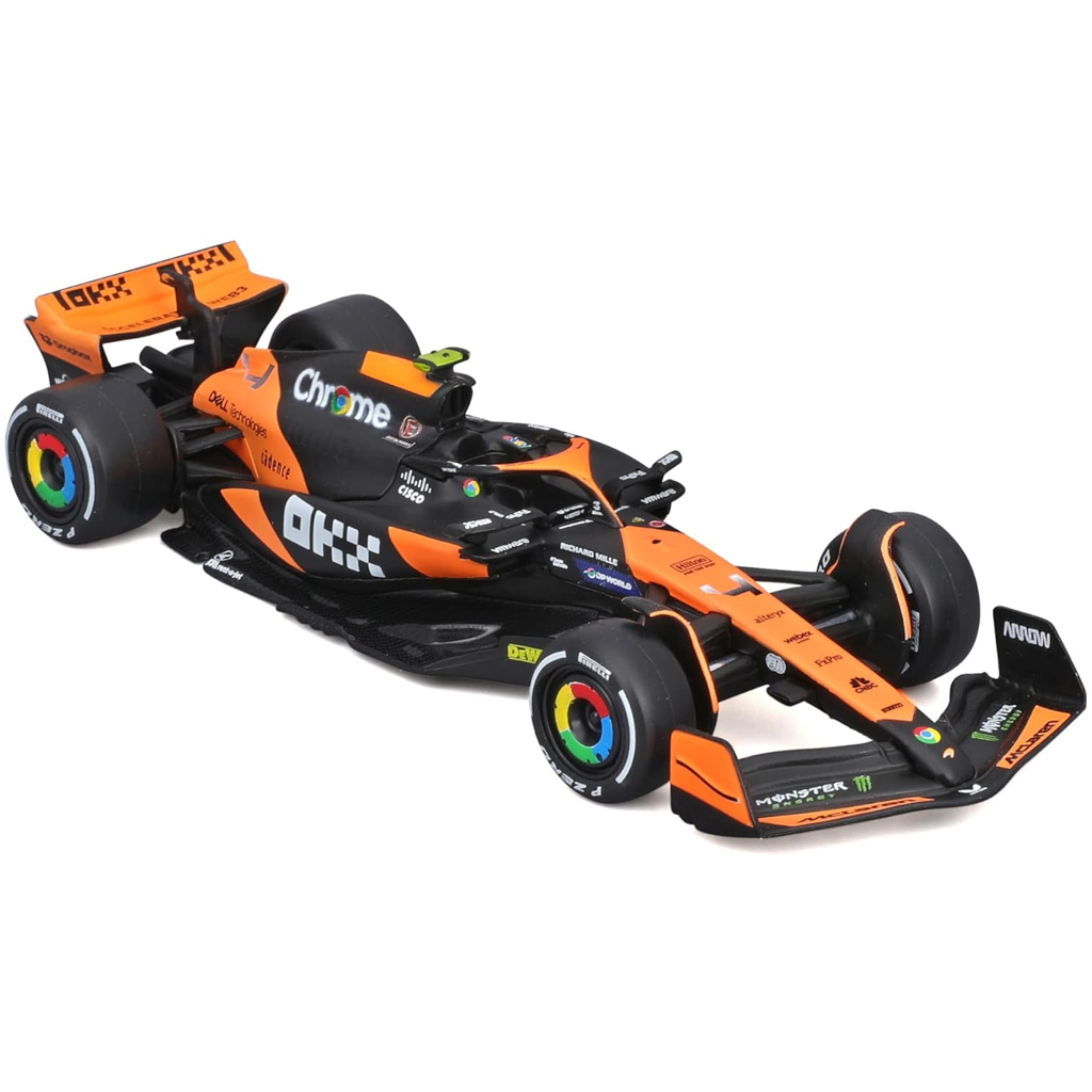 Bburago: McLaren Racing MCL38 (2024) F1‑Rennwagen Metall‑Modellauto 1:43 (Lando Norris #4) kép 2