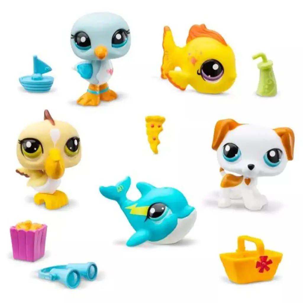 Littlest Pet Shop: 5er-Figurenpack Serie 1 - Strand kép 2