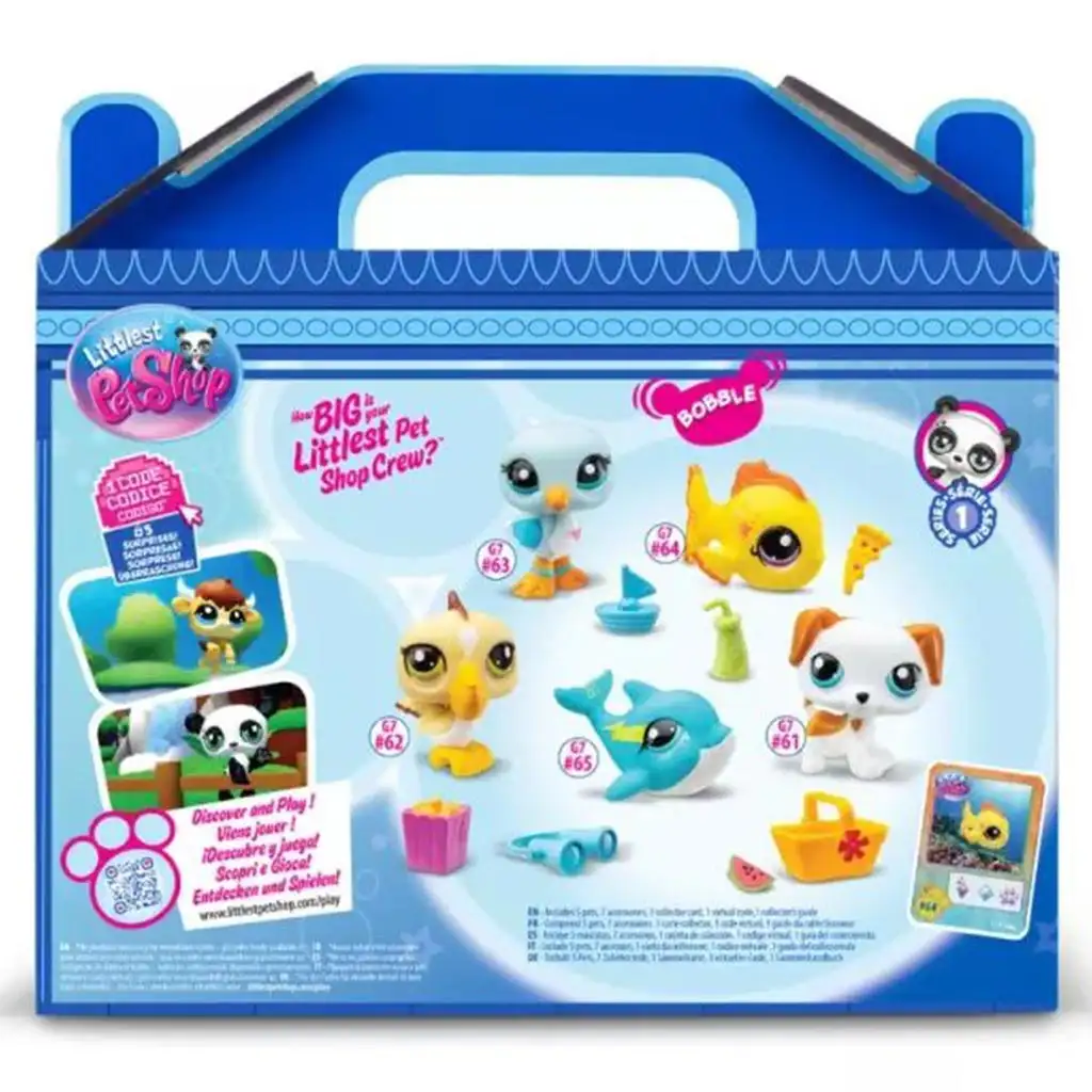 Littlest Pet Shop: 5er-Figurenpack Serie 1 - Strand kép 3