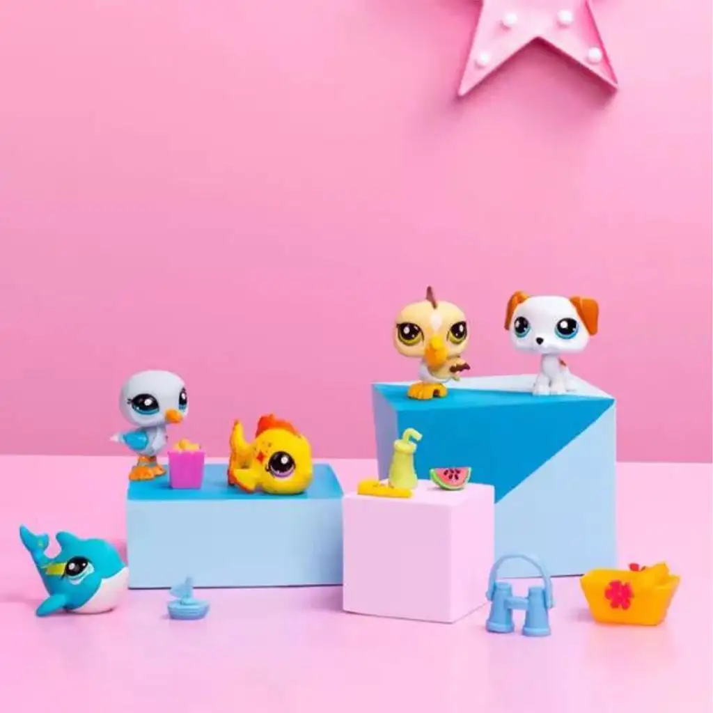 Littlest Pet Shop: 5er-Figurenpack Serie 1 - Strand kép 4