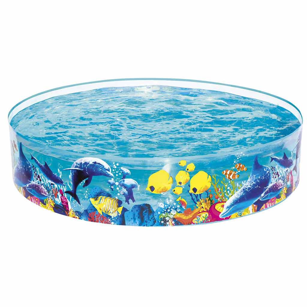 Bestway: Fill 'N Fun Odyssey merevfalú pancsoló medence, Ø 183 x 38 cm kép 1