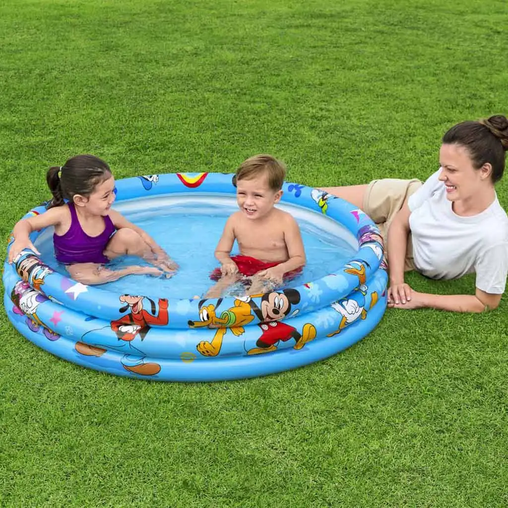 Bestway: Disney Junior® Mickey Maus Planschbecken Ø 122 x 25 cm kép 2