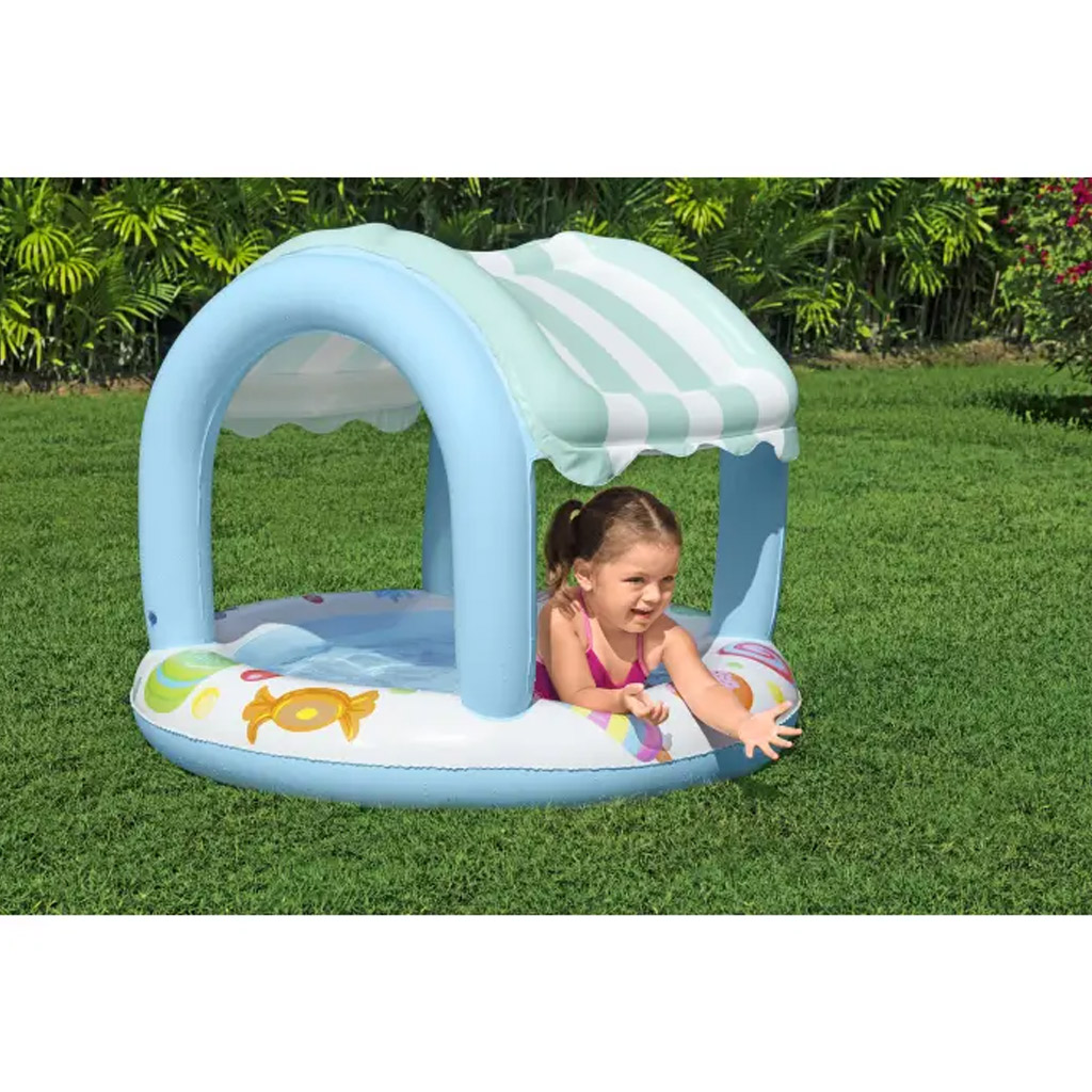 Bestway: Sweet Shoppe™ pancsoló medence napvédő tetővel Ø 104 x 84 cm kép 3