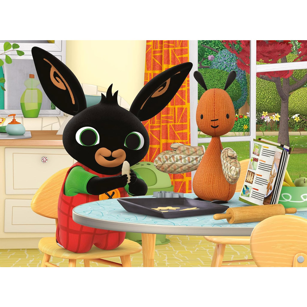 Bing und Flop backen Kekse 24-teiliges Eco Puzzle 70x50cm - Lisciani kép 2