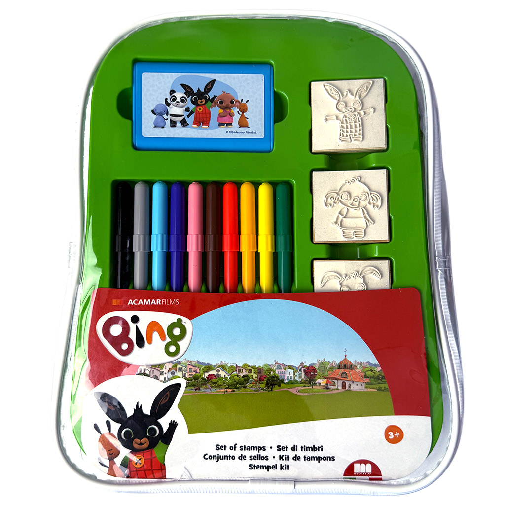 Bing Hase Stempelset im Rucksack - Multiprint