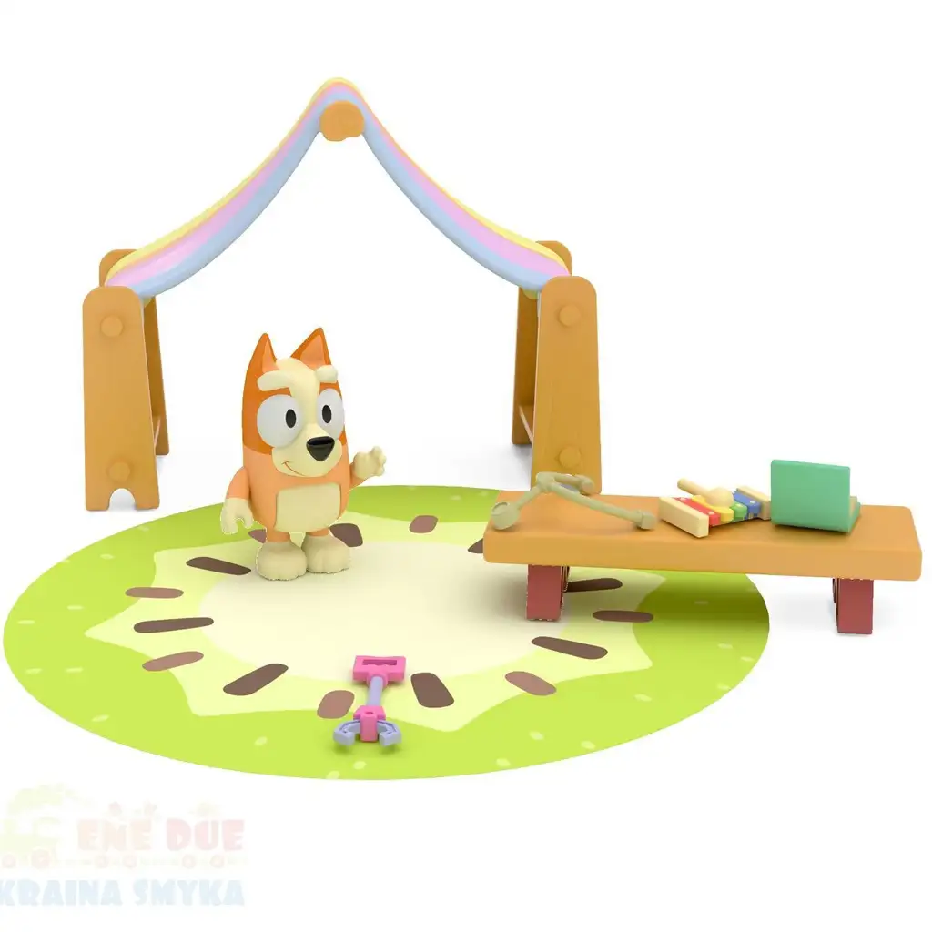 Bluey: Bingo Mini-Spielzimmer Spielzeugfigurenset kép 2