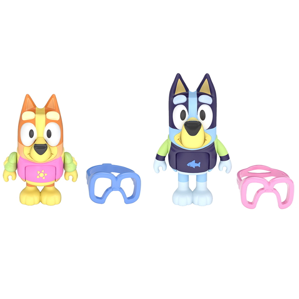 Bluey: Bluey und Chilli Poolparty Spielfigurenset kép 2