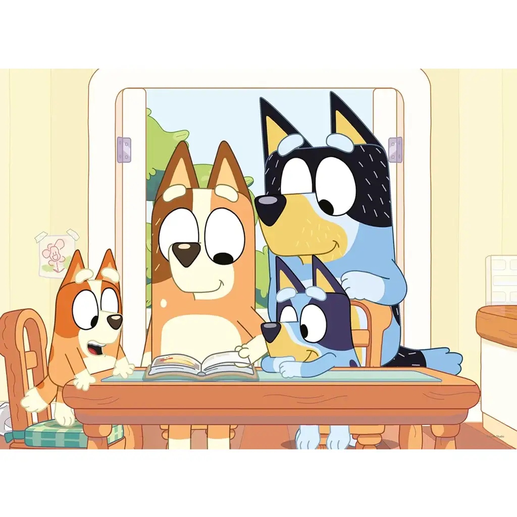 Bluey 2-in-1 24-teiliges Puzzle und Malset 50x35 cm - Lisciani kép 2