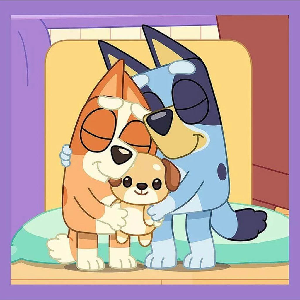 Bluey 3-in-1 20-36-50 Teile Puzzle – Trefl kép 2