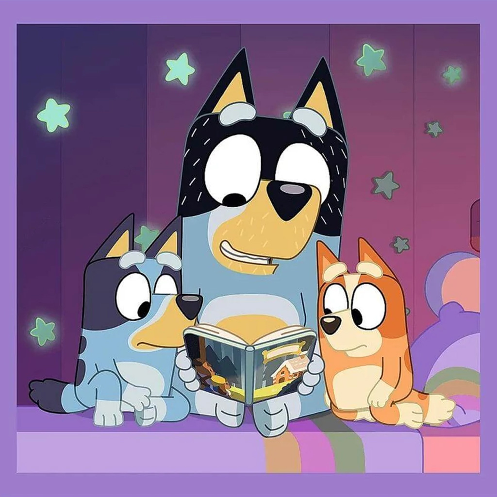 Bluey 3-in-1 20-36-50 Teile Puzzle – Trefl kép 4