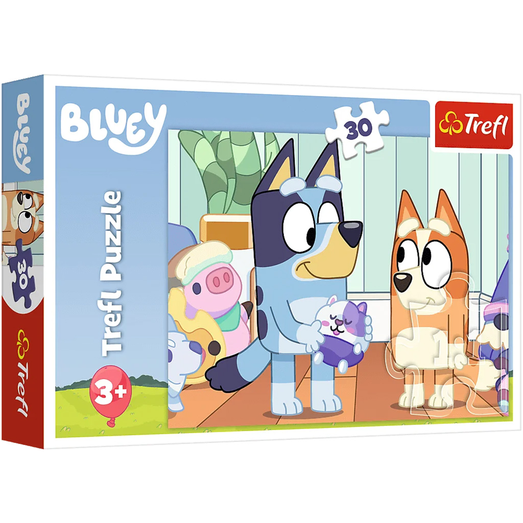 Bluey Spielzeit 30-teiliges Puzzle - Trefl