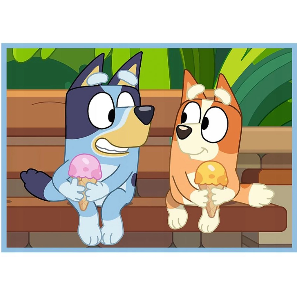 Blueys Welt 4-in-1 Puzzle mit 12, 15, 20 und 24 Teilen – Trefl kép 2