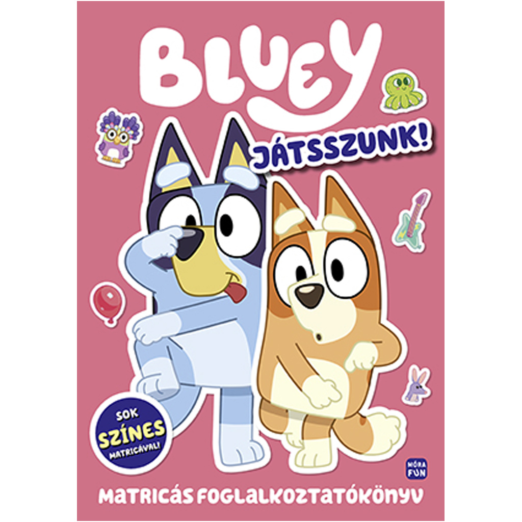 Móra: Bluey – Lass uns spielen! Stickerbeschäftigungsbuch