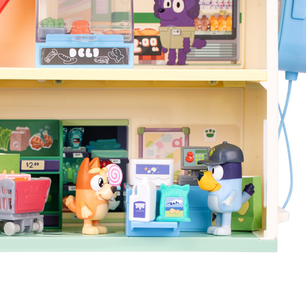 Bluey: Szupermarket nagy játékszett kép 6