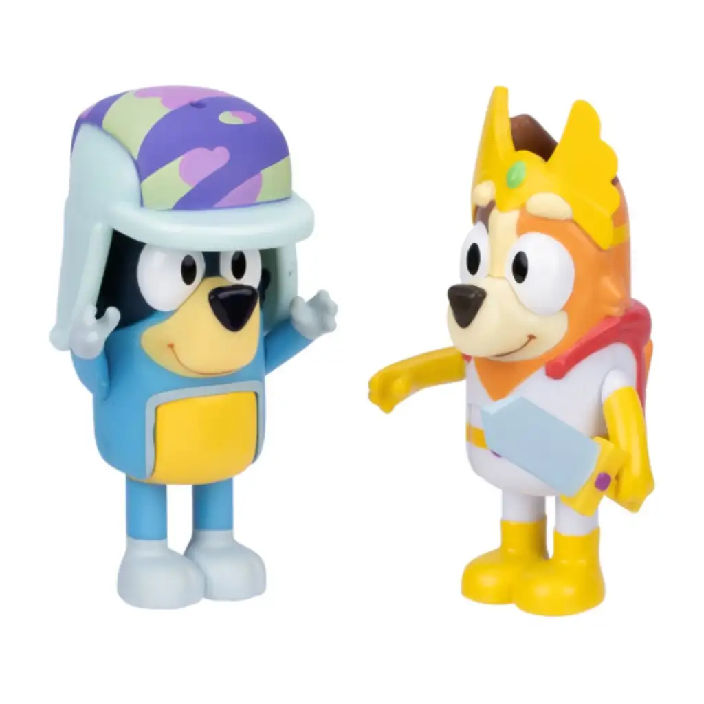 Bluey: Chilli und Bandit Märchen 2er-Figurenset kép 2