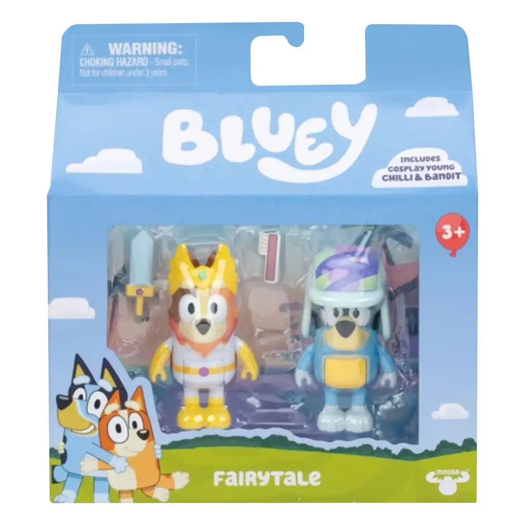 Bluey: Chilli und Bandit Märchen 2er-Figurenset