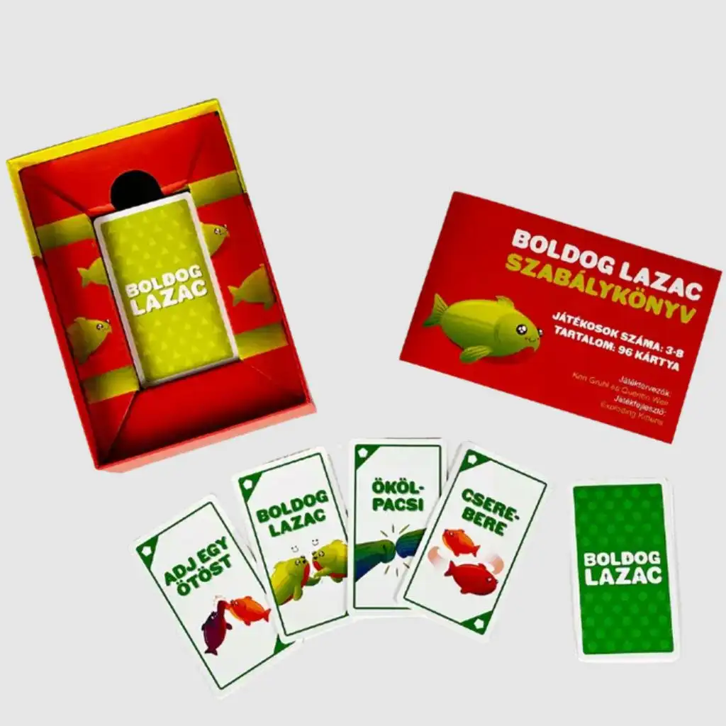 Fröhlicher Lachs Kartenspiel kép 3