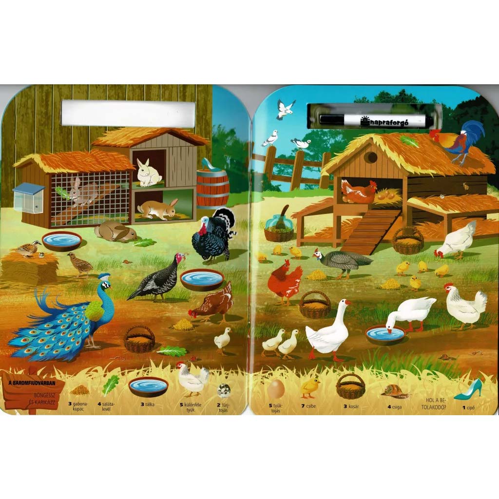 Blättere und kreise ein – Auf dem Bauernhof kép 2