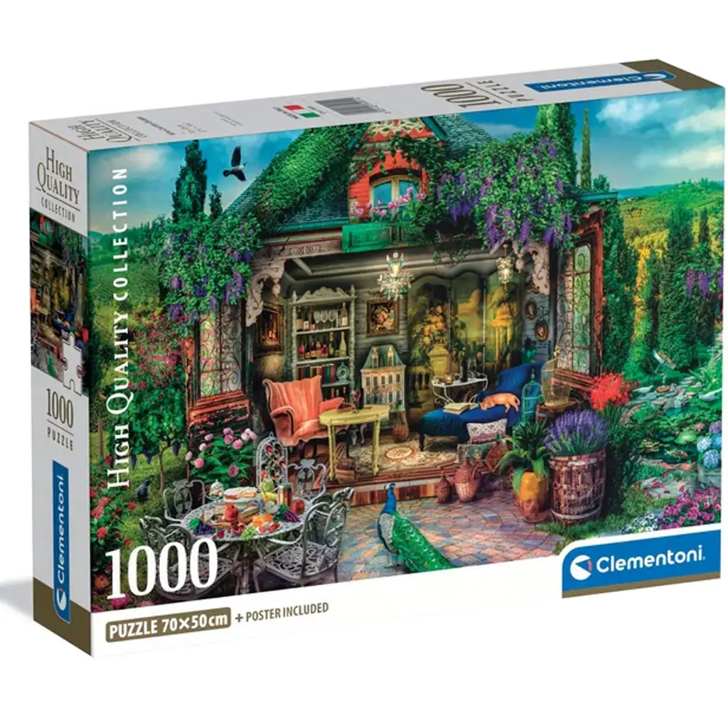 Villaterrasse aus der Weinregion HQC 1000-teiliges Puzzle - Clementoni