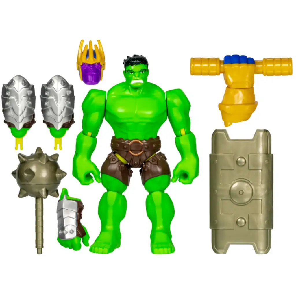 Marvel Mix Mashers: Avengers Hulk Figur mit Zubehör - Hasbro kép 2