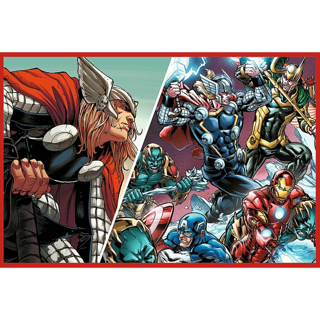 Avengers – Die Beschützer der Welt 2x200 Teile Puzzle – Trefl kép 3