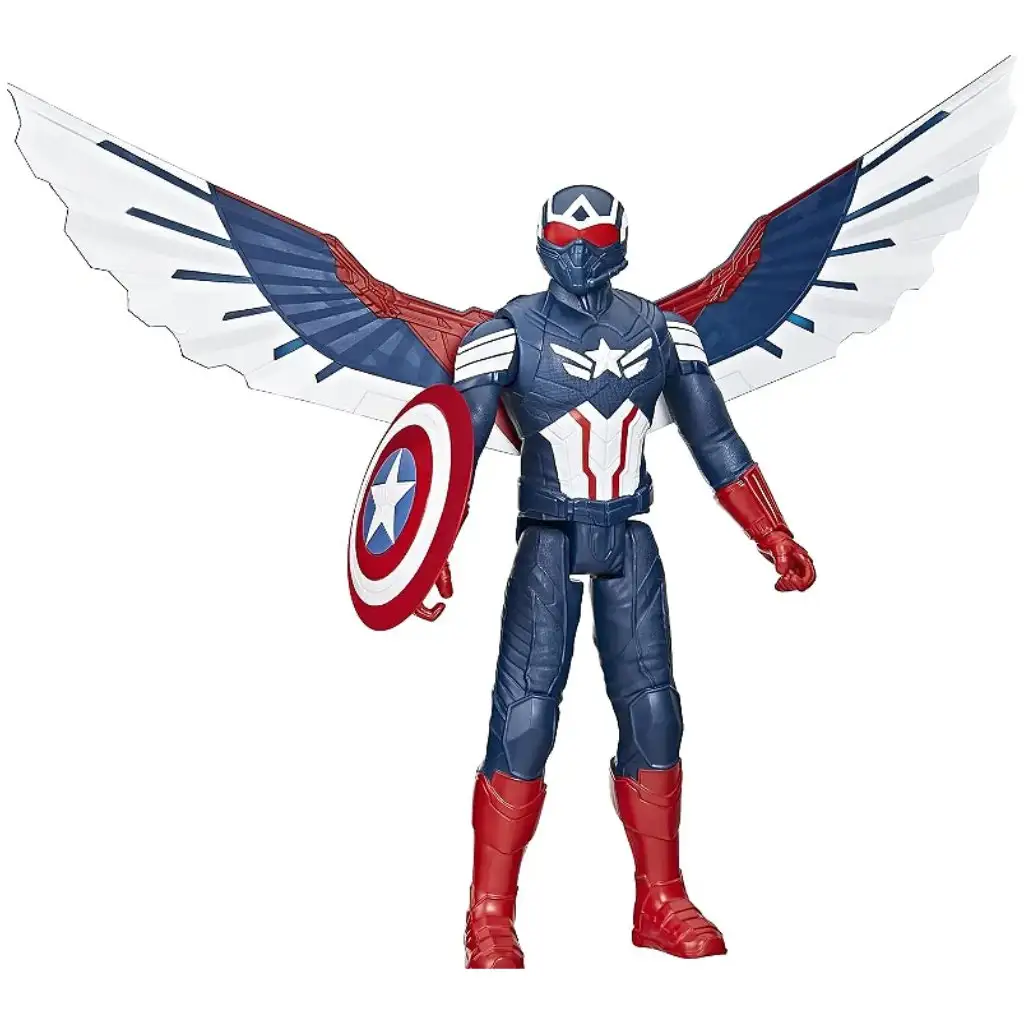 Avengers Titan Hero Maskierter Captain America 29cm Spielfigur - Hasbro kép 2