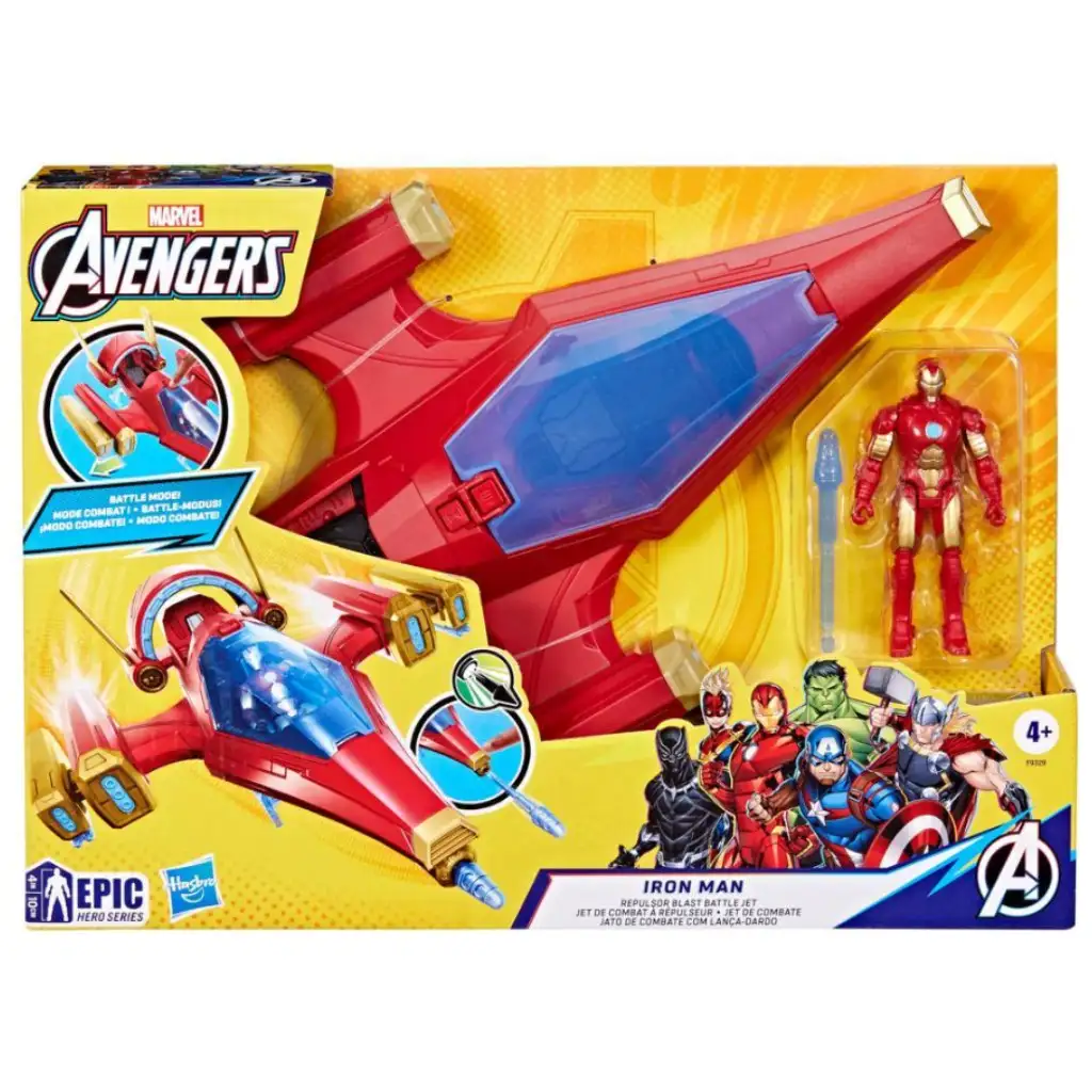 Bosszúállók: Vasember Repulsor Blast harci repülőgép - Hasbro kép 1