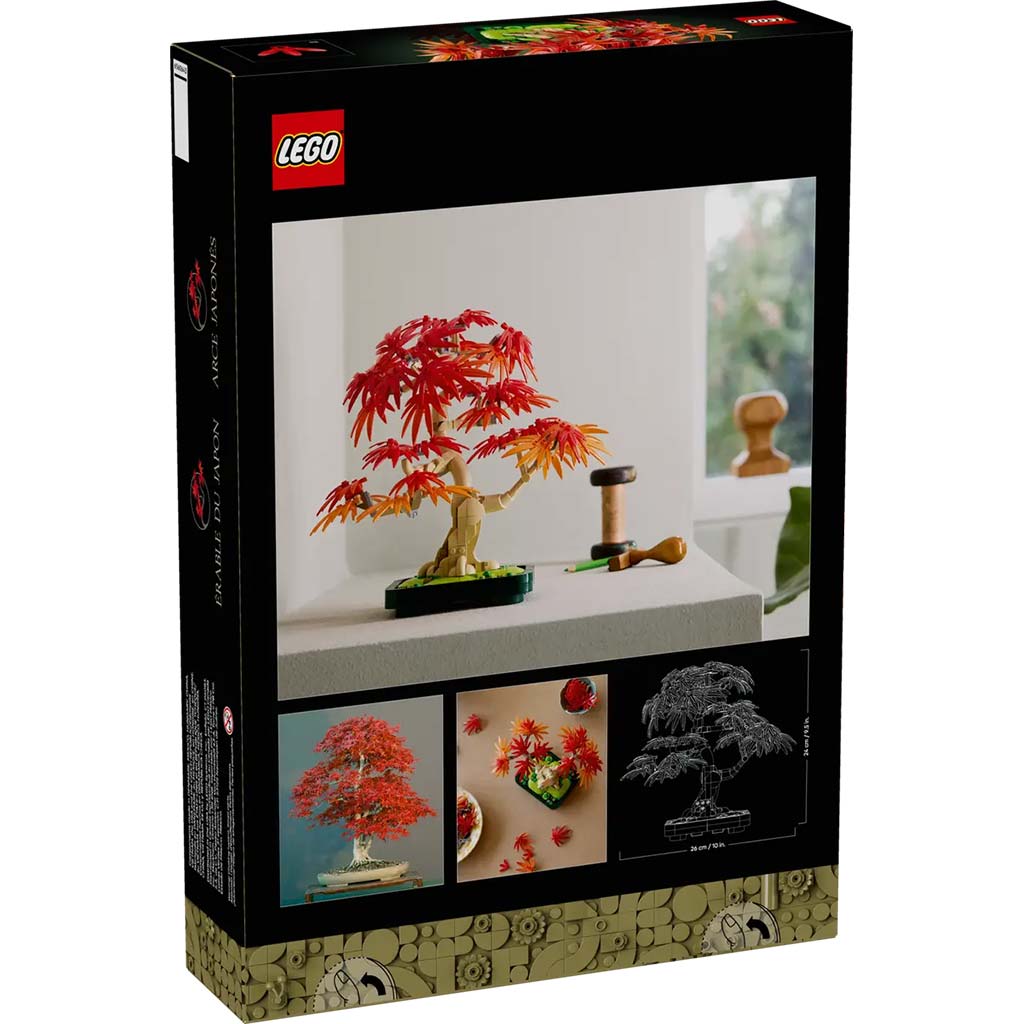 LEGO® Botanicals: Japanischer Ahorn-Bonsai mit roten Blättern (10348) kép 2