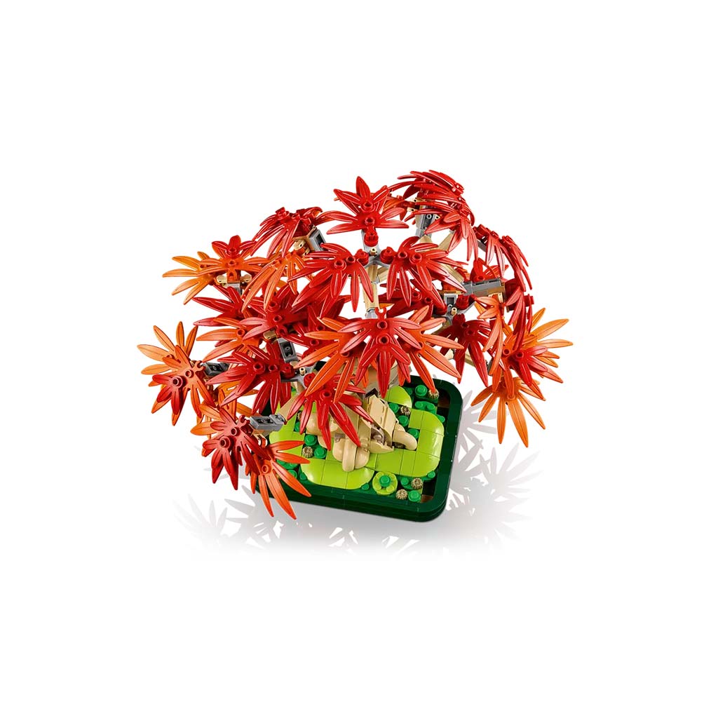 LEGO® Botanicals: Japanischer Ahorn-Bonsai mit roten Blättern (10348) kép 4