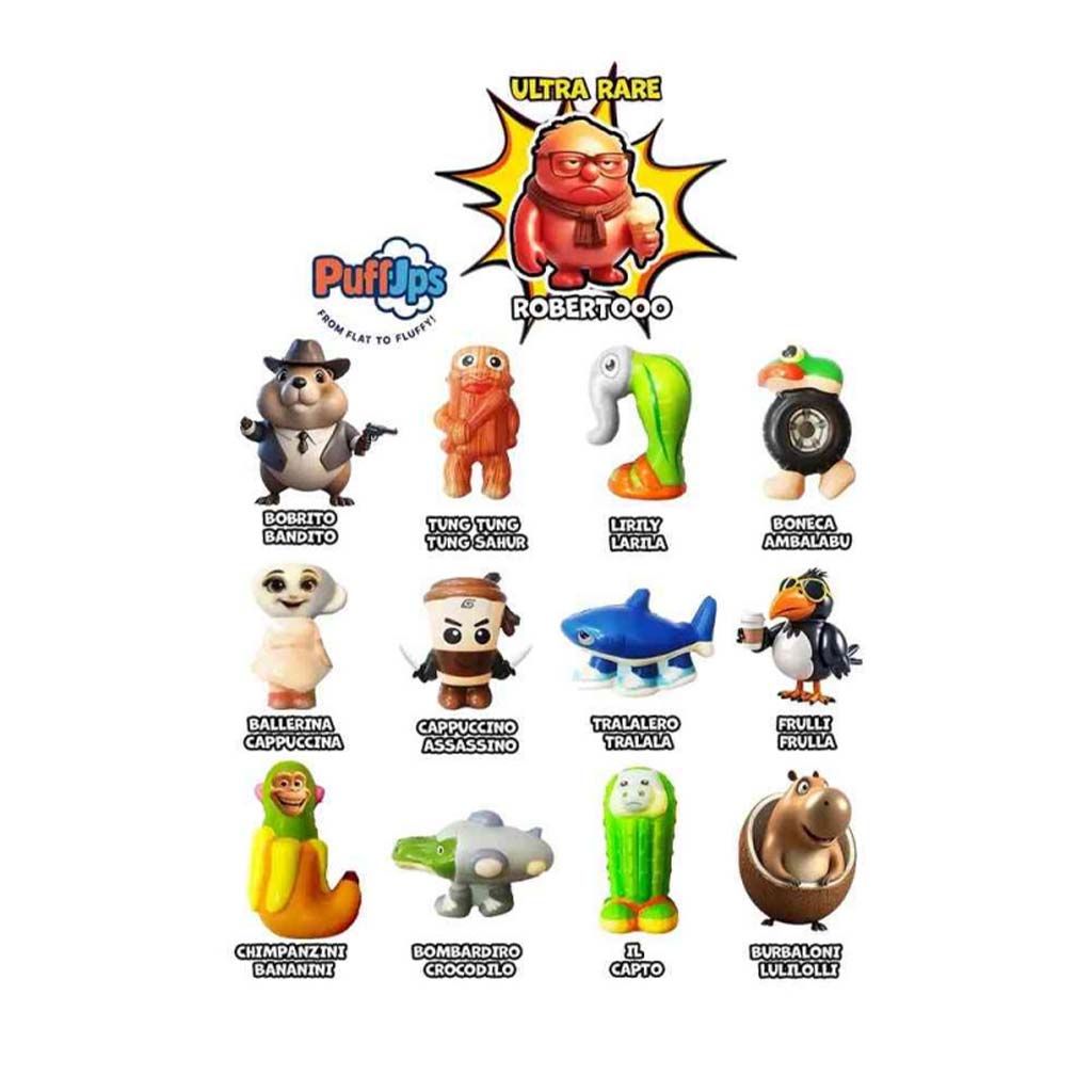 Brainrot dehnbare Überraschungsfiguren kép 2